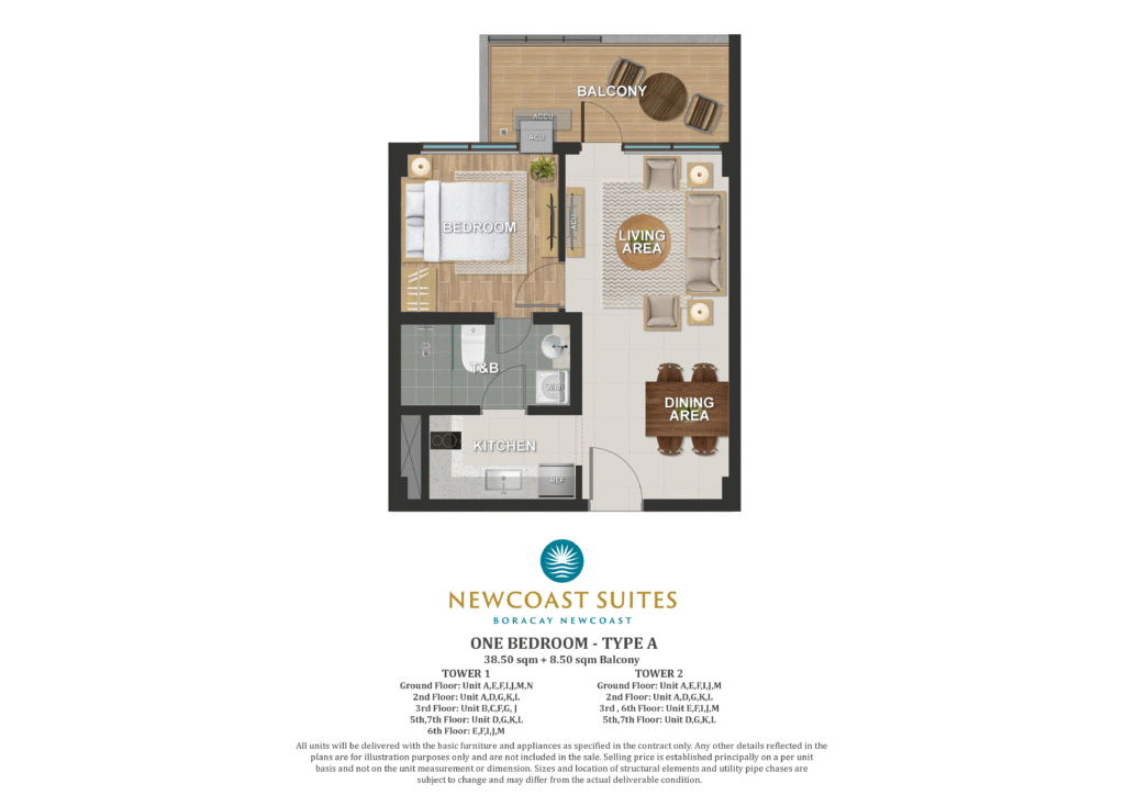 8.02 - 1BR TYPE A - 47SQM