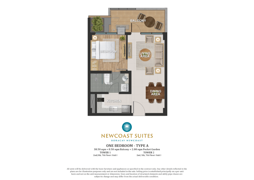 8.04 - 1BR TYPE A - 49SQM