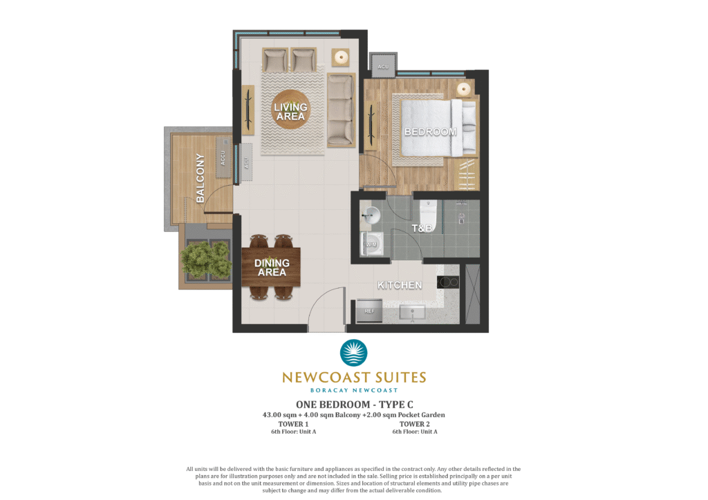 8.08 - 1BR TYPE C - 49SQM