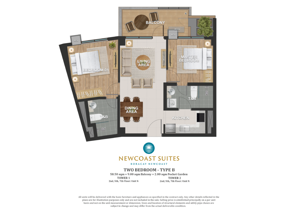 8.12 - 2BR TYPE B - 69.5SQM