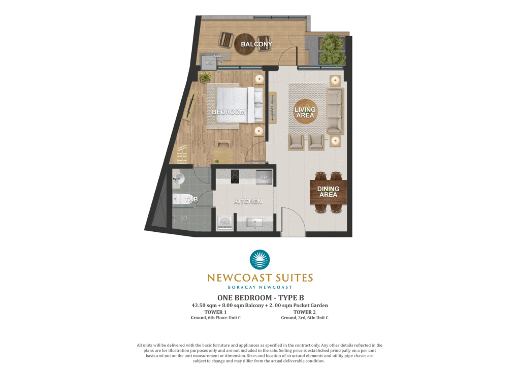 8.13 - 1BR TYPE B -53.5SQM